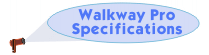 Walkway projector specifications