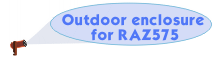 Raz575 Outdoor Enclosure diagram